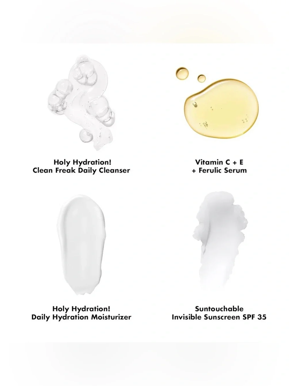 Wake The E.L.F. Up! Skincare Kit - sunscreen, moisturizer, vitamin C & cleanser.